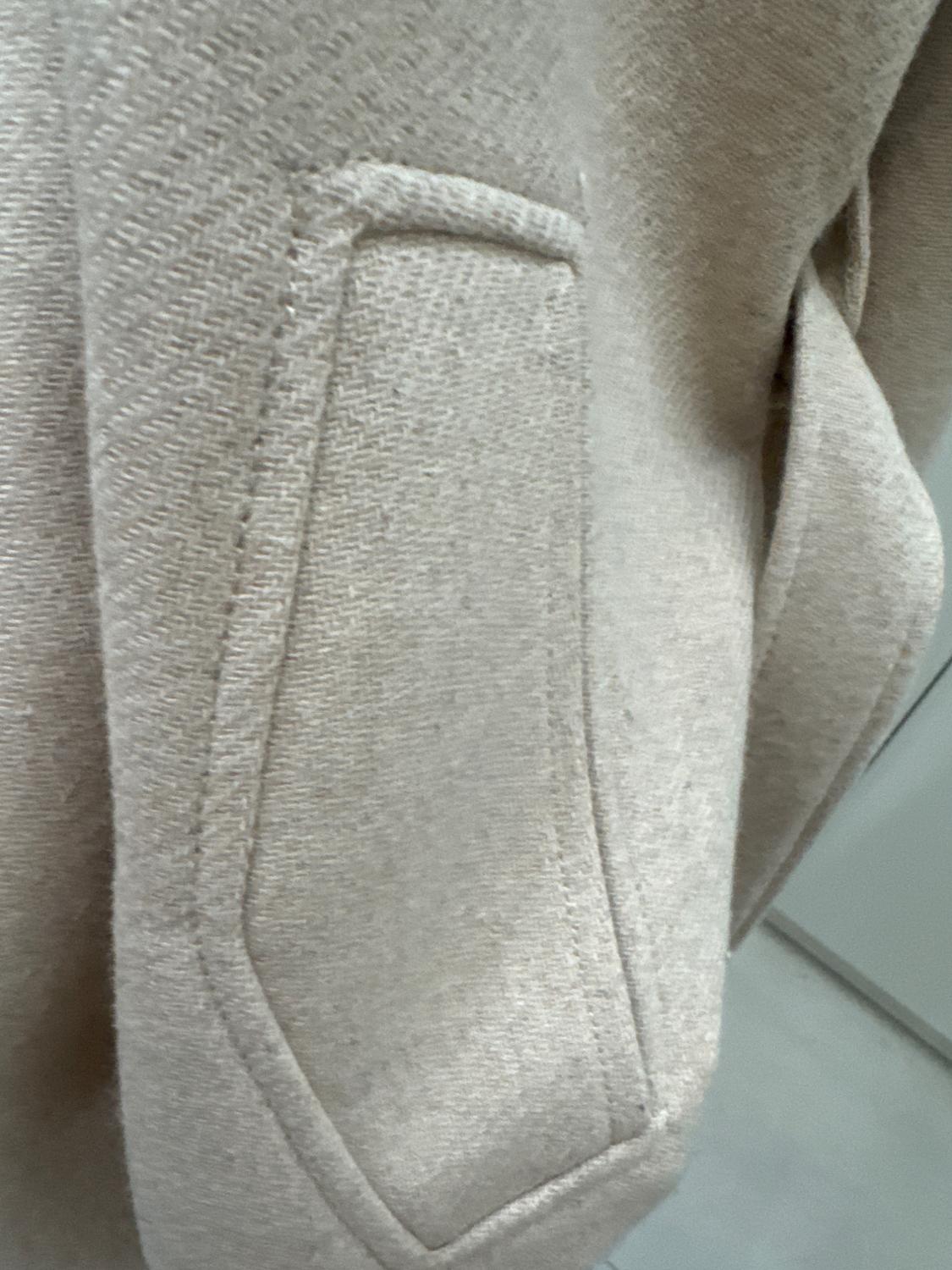 LONGLINE BELTED WOOL BLEND COAT - Image 10
