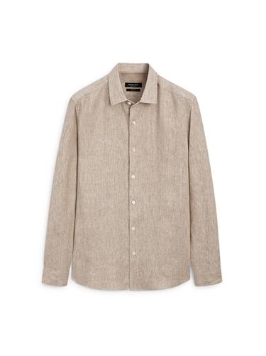 Zara 100% linen regular fit shirt - Ecru