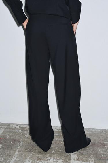 100% WOOL TROUSERS ZW COLLECTION - Dark navy by Zara - Image 5