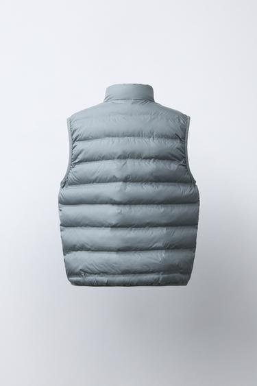 GILET ULTRALÉGER DÉPERLANT - Gris bleu de Zara - Image 2