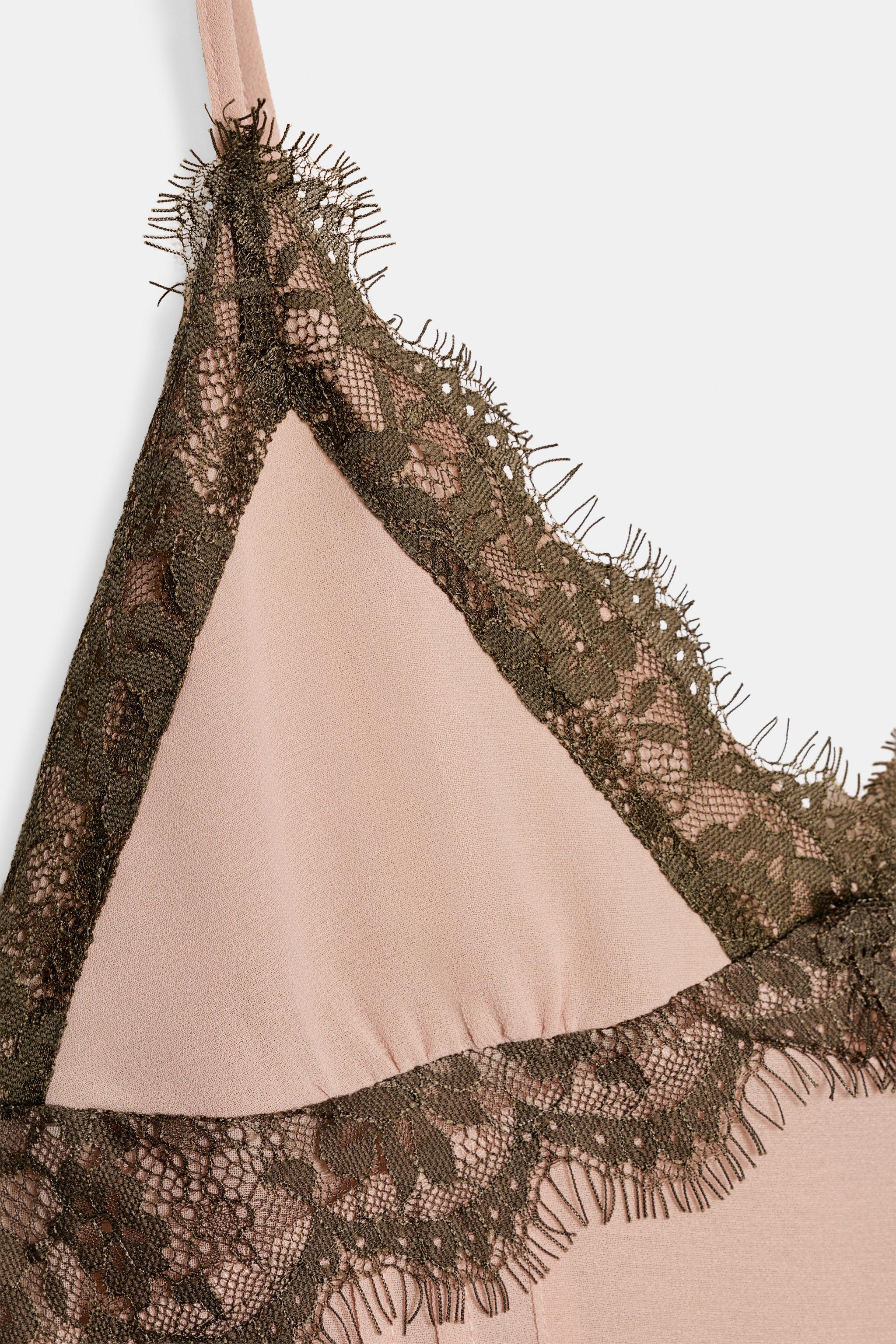 SHORT COMBINATION LACE DRESS