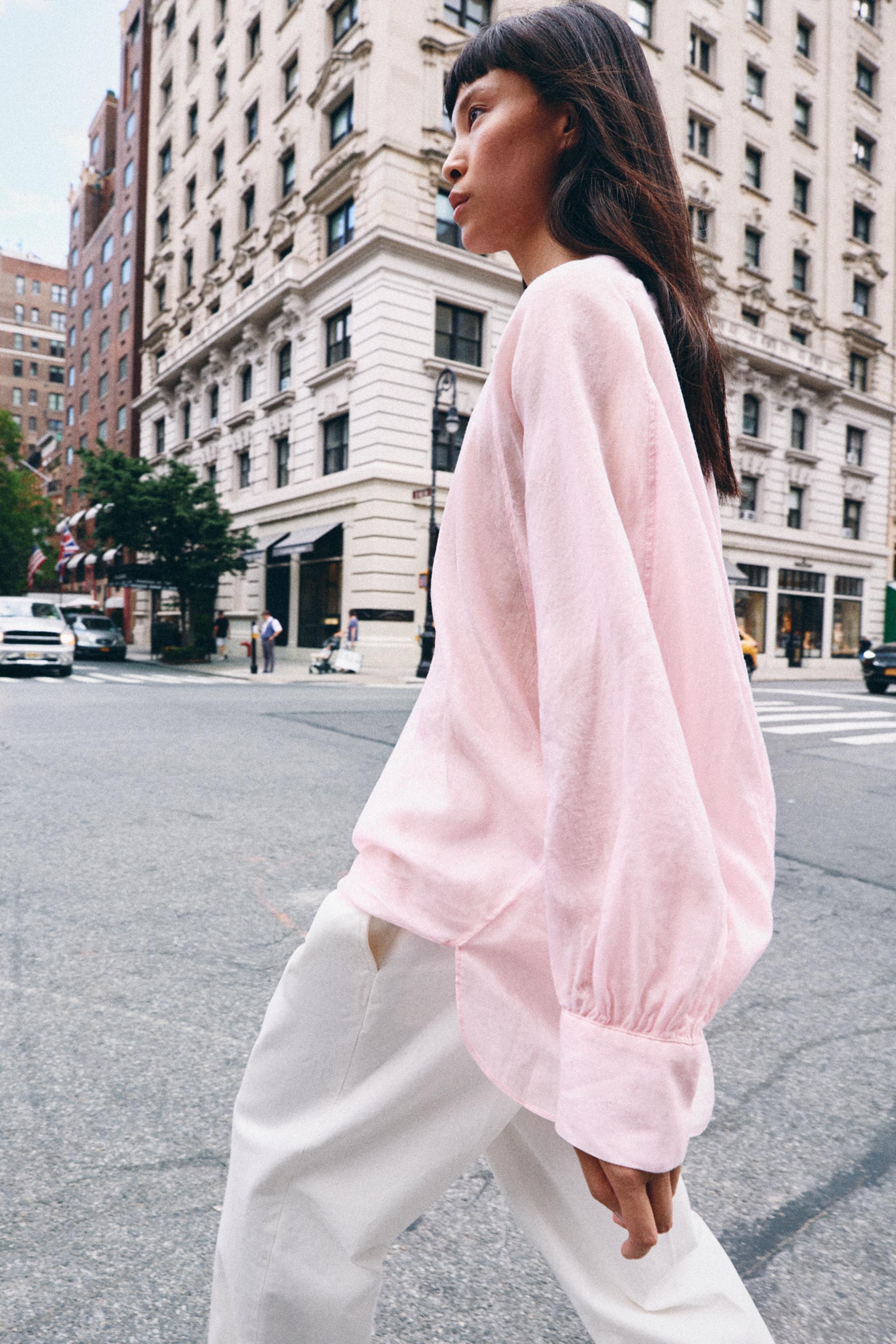 FLOWY RAMIE SHIRT ZW COLLECTION