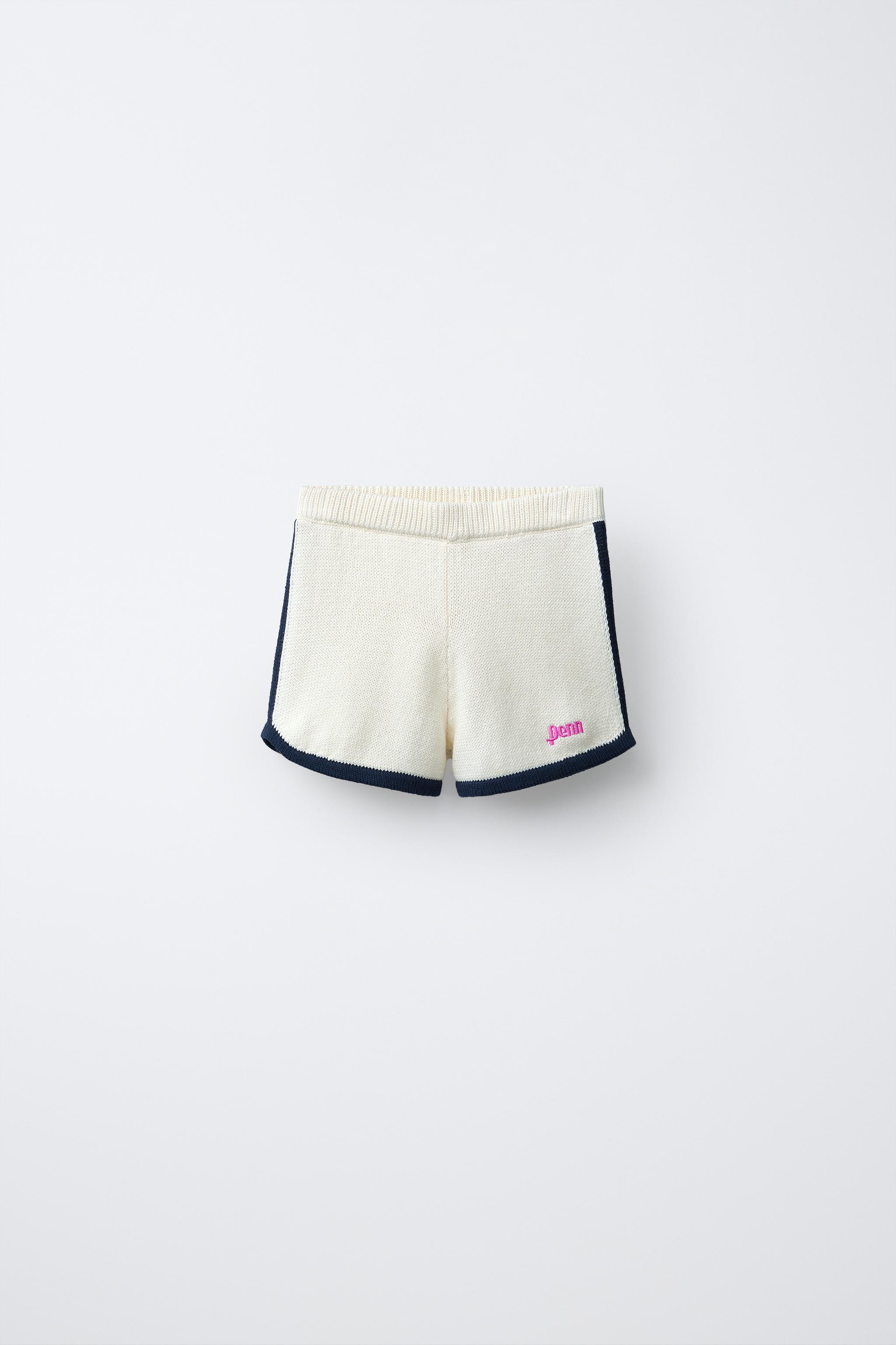 PENN © KNIT SHORTS — Ecru