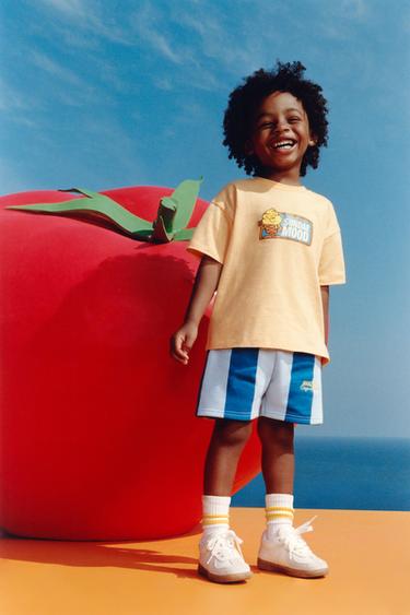 ICE CREAM PRINT T-SHIRT - Light orange by Zara