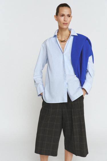 ZW COLLECTION POPLIN SHIRT - striped by Zara - Image 5
