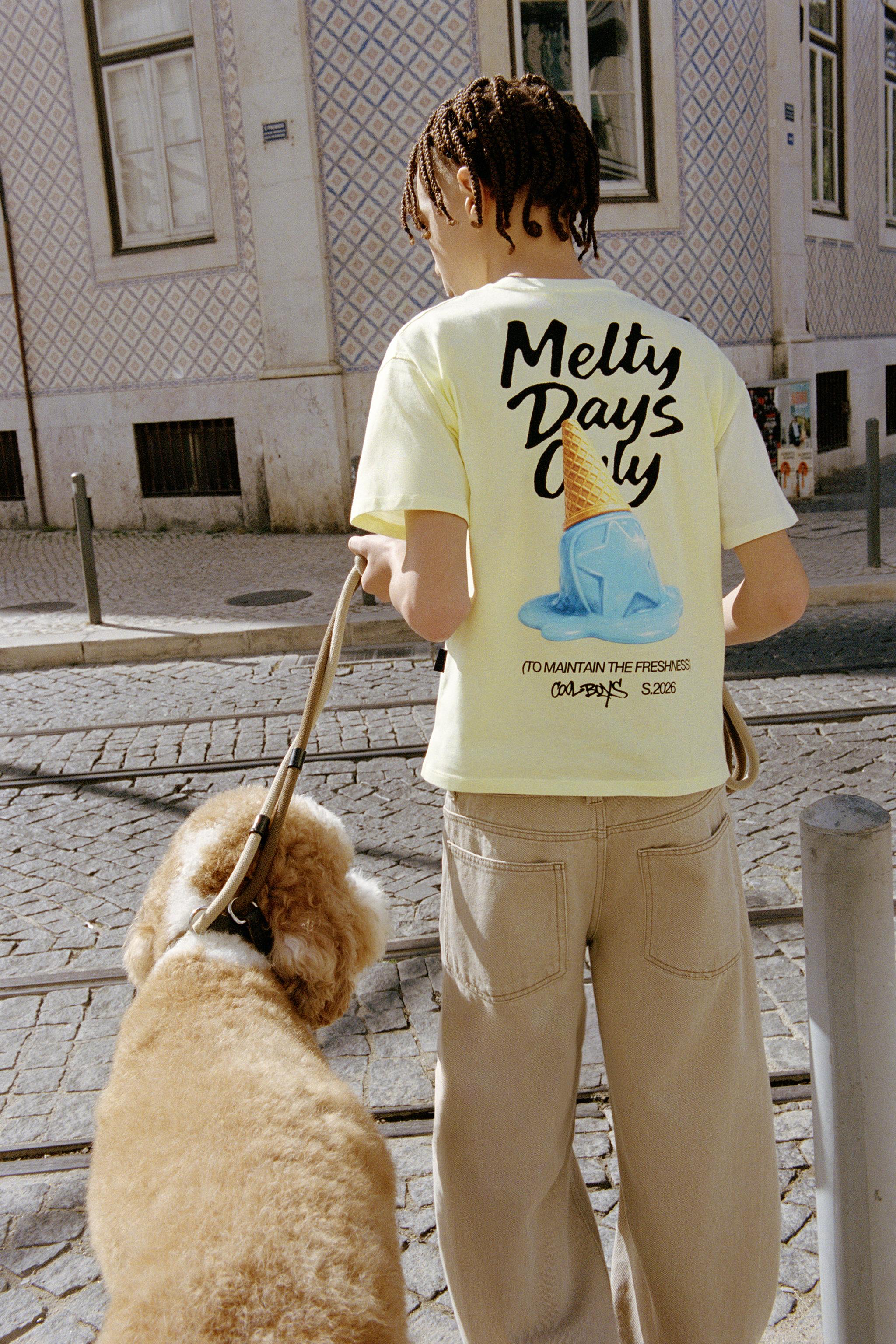 T-SHIRT À IMPRIMÉ GLACE