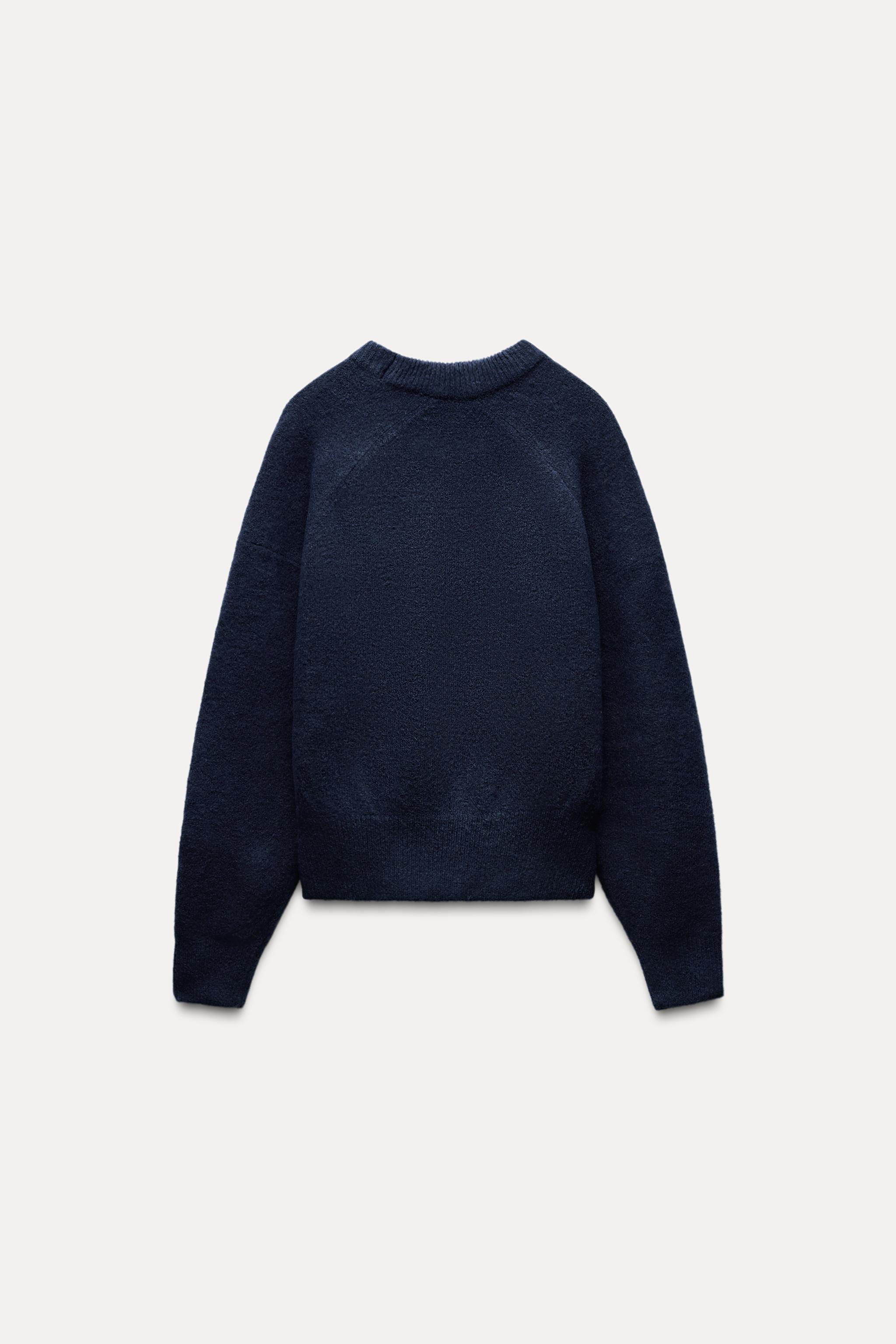 SOFT KNIT SWEATER - Blue | ZARA United States SOFT KNIT SWEATER - Blue | ZARA United States