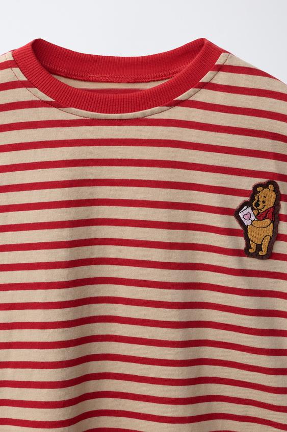 T-SHIRT À RAYURES WINNIE L'OURSON © DISNEY - rayures de Zara - Image 2