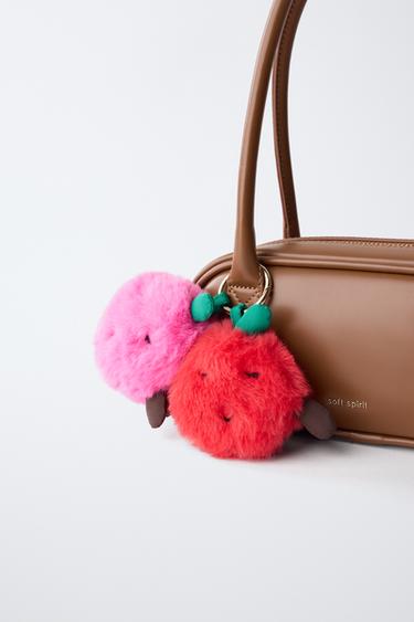 POMPOM SHOULDER BAG - Brown by Zara - Image 2