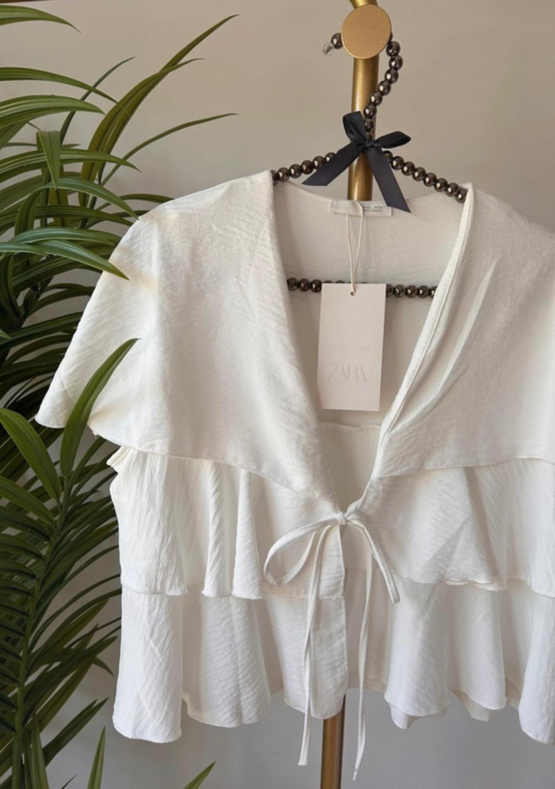 RUFFLED CAPE TOP - Image 5