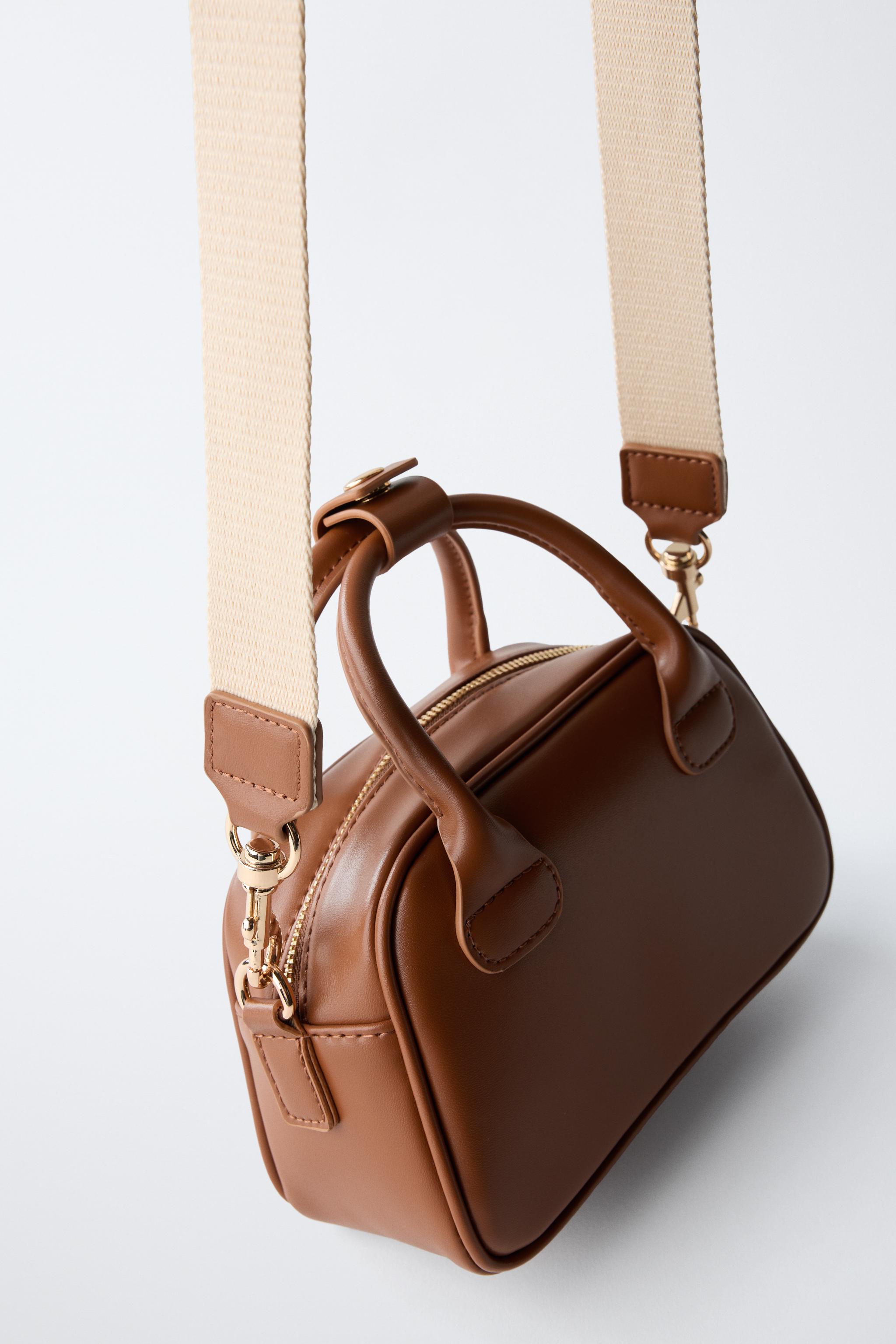 ショルダーバッグ・ポシェット Mini Bowling Bag RMAKE4TR15 MINI BOWLING CROSSBODY BAG - Brown | ZARA United States