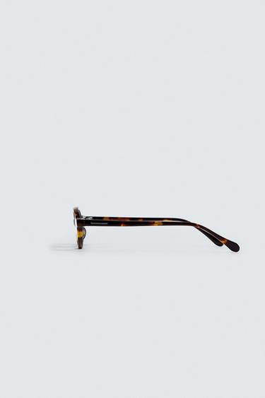 OVAL GLASSES - Tortoiseshell by Zara - Image 3