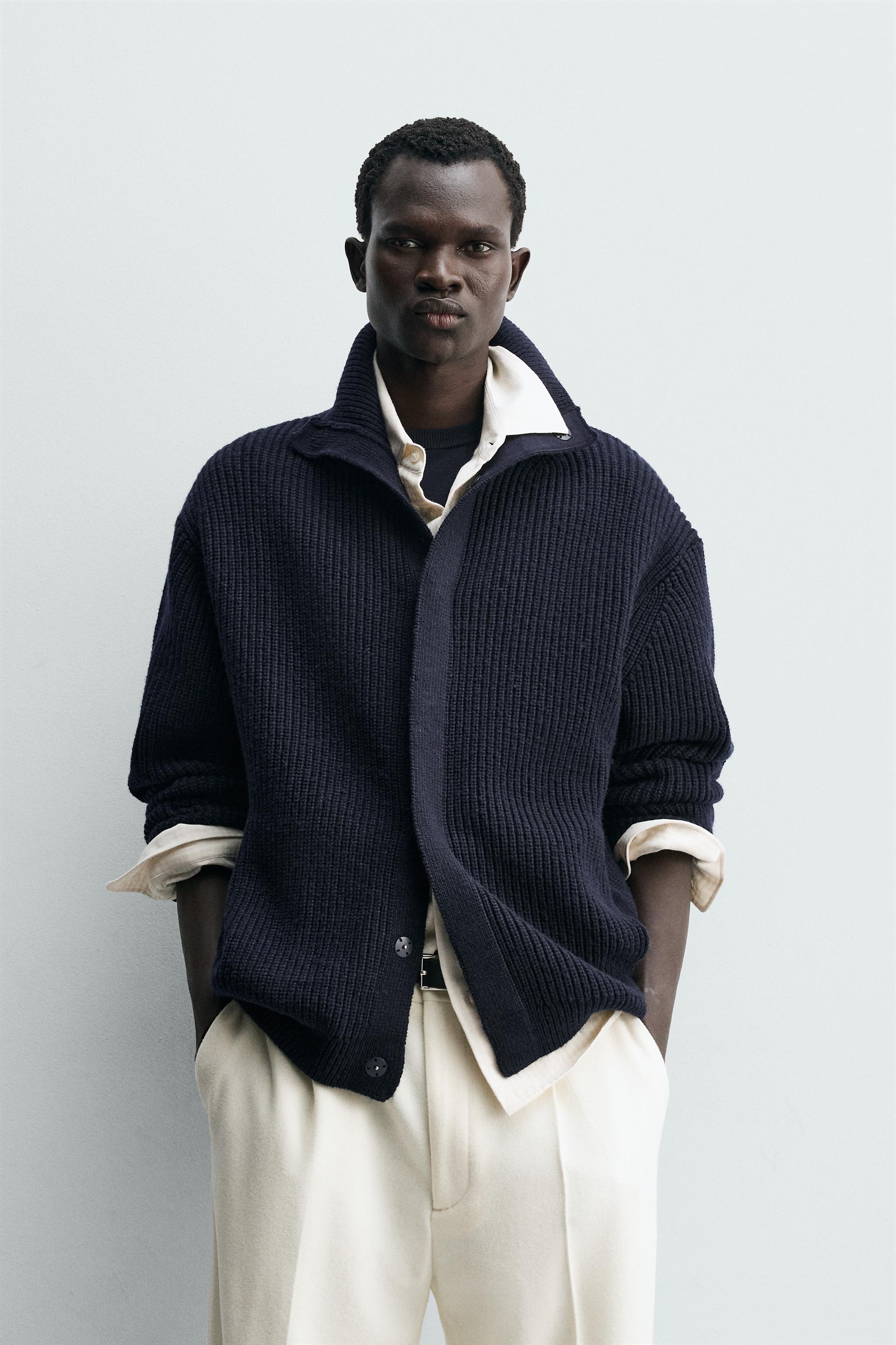 PURL KNIT CARDIGAN