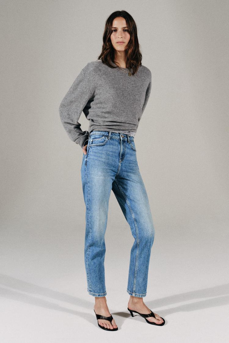 JEANS Z1975 DE CINTURA ALTA Y CORTE MOM 2