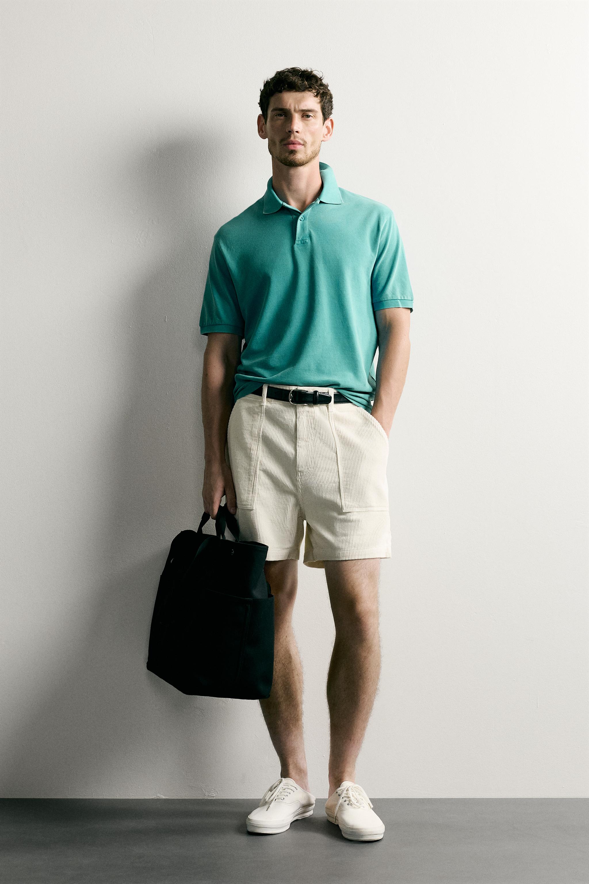 REGULAR FIT WASHED PIQUÉ POLO