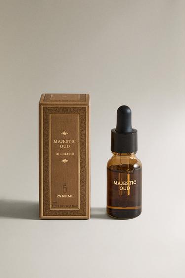 (15 ML) MAJESTIC OUD ÆTERISK OLIE - mørk brun fra Zara