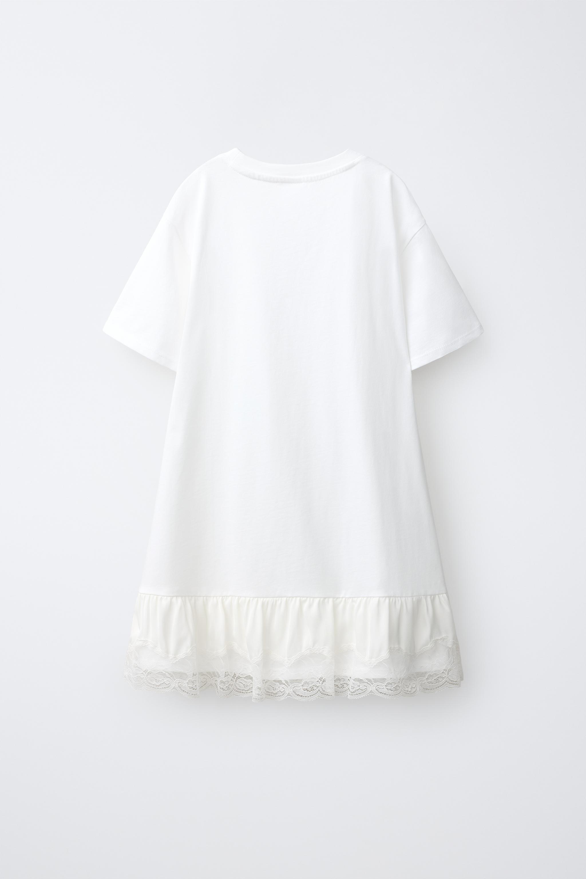 COMBINATION SLIP DRESS — White