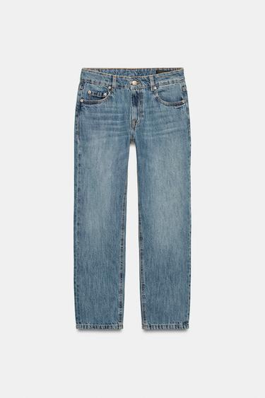 JEAN ZW COLLECTION CIGARETTE TAILLE NORMALE - Bleu moyen de Zara - Image 4