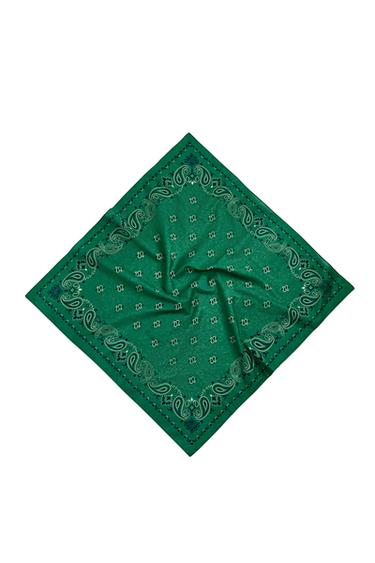 AARON LEVINE X ZARA ペイズリープリントバンダナグリーンZaraのAARON LEVINE X ZARA ペイズリープリントバンダナ - グリーン 