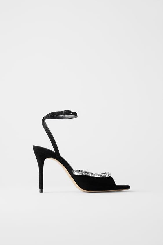 SANDAL WITH RHINESTONES STRAPS - Image 3