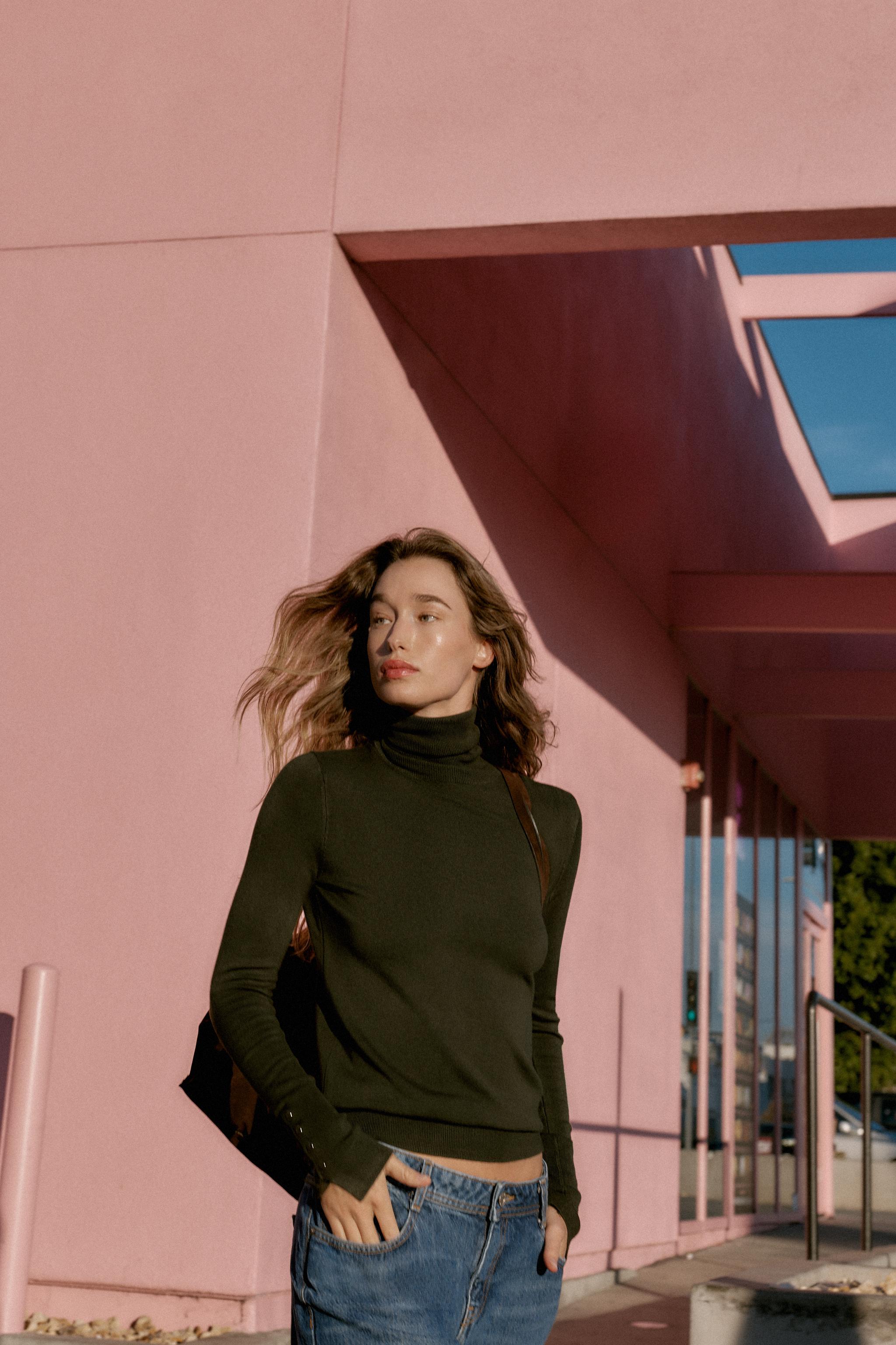 BASIC PLAIN KNIT JUMPER