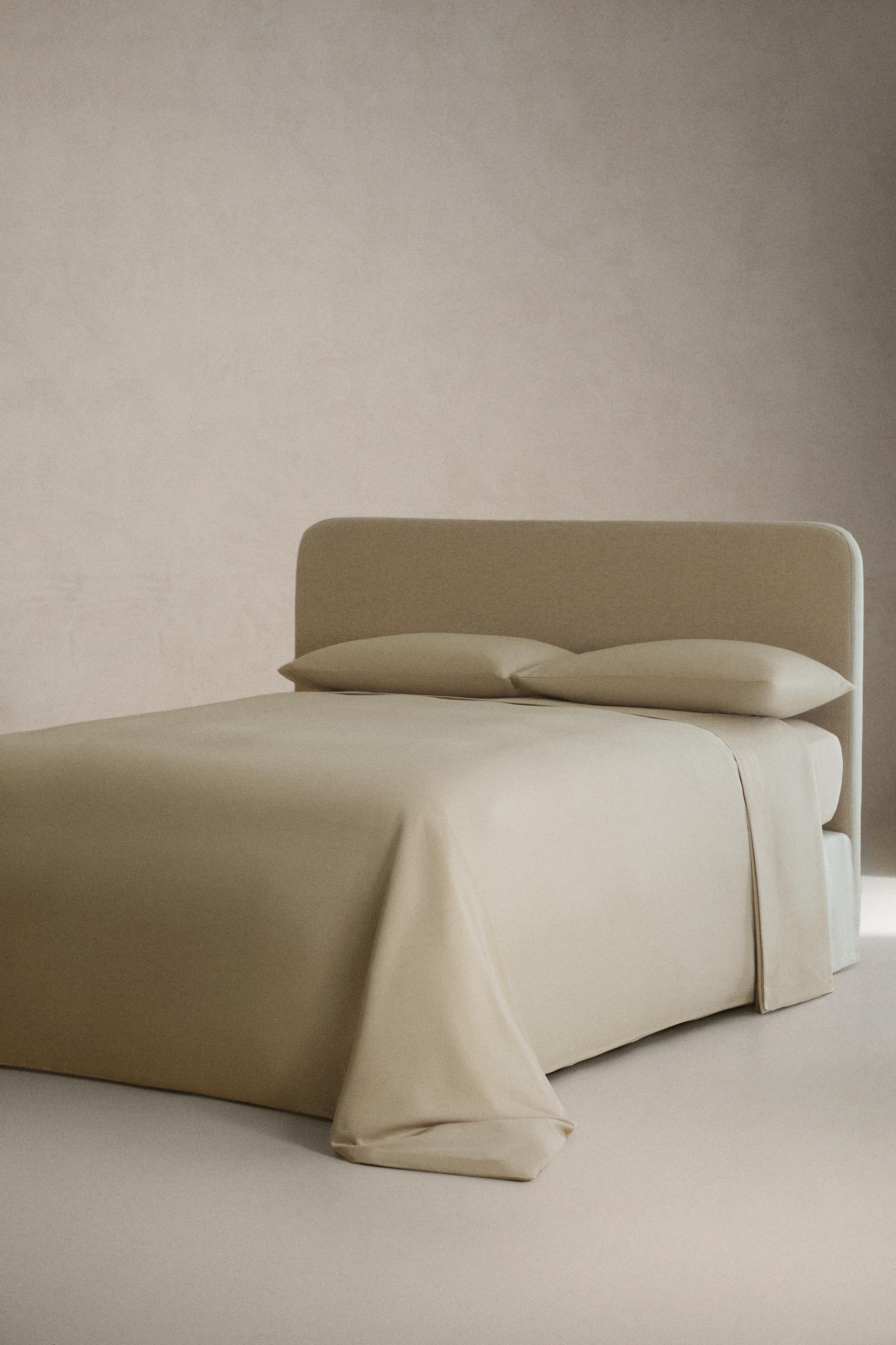 SATEEN FLAT SHEET (1000 THREAD COUNT) — Gray