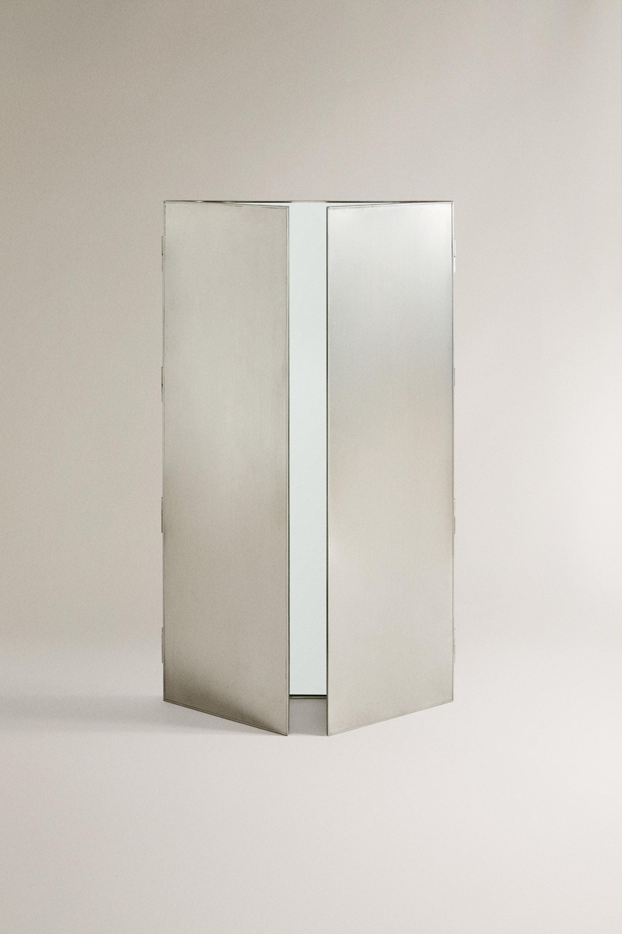MIROIR TRIPTYQUE CONTOUR MÉTAL
