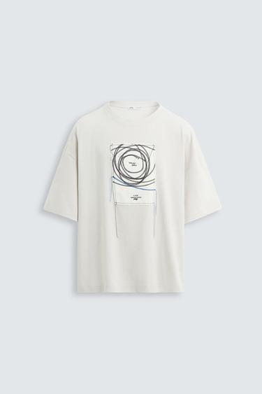 CAMISETA SOFT REGULAR FIT - Blanco de Zara