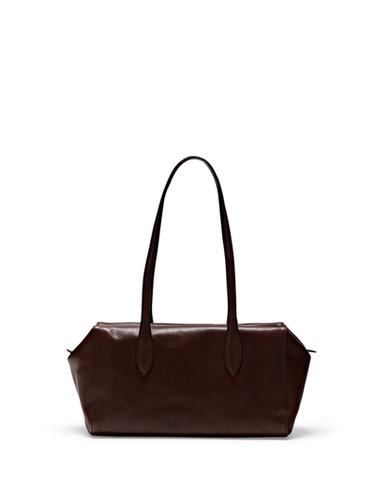 Bolso satchel piel napa - Burdeos de Zara