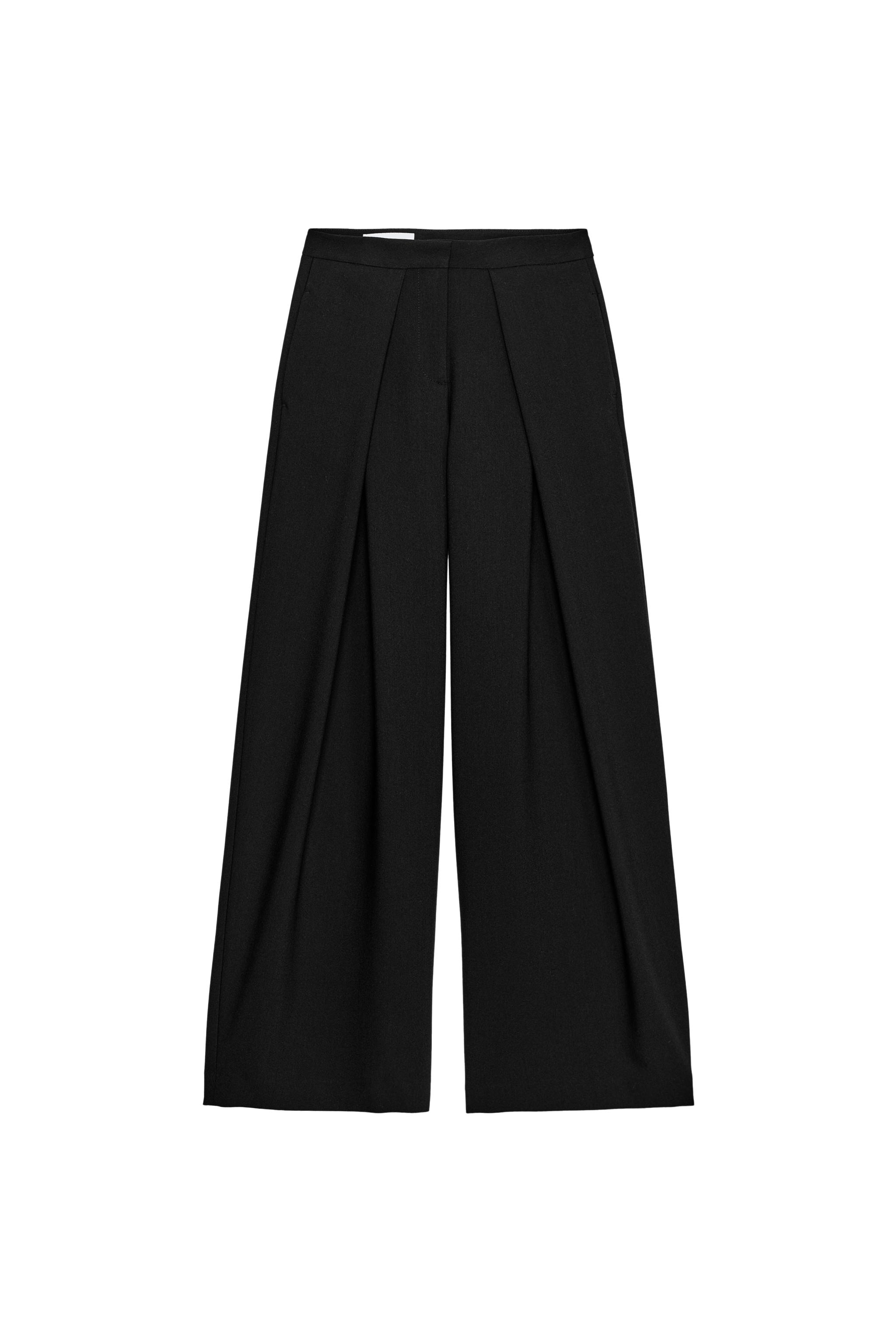 PANTALON TAILLE HAUTE À PINCES