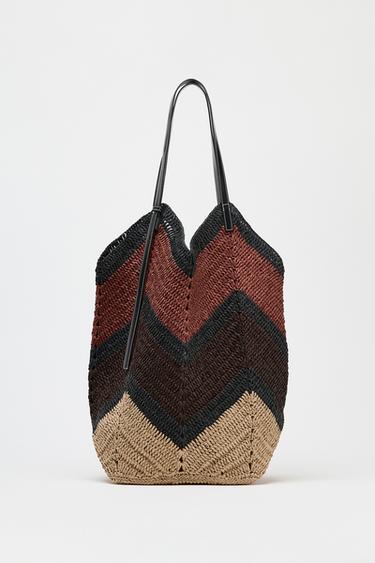 BRAIDED TOP MAXI SHOPPER - Multicoloured by Zara - Image 0