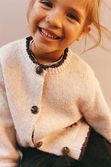 REINDEER CARDIGAN - Light beige by Zara