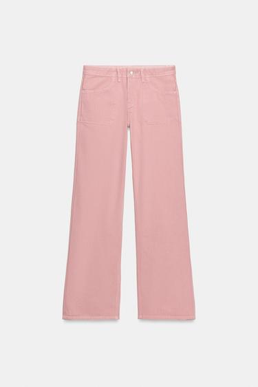 TRF REVERSIBLE MID-WAIST JEANS - Pink by Zara - Image 2