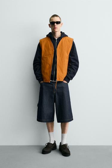 JORTS DENIM RELAXED FIT - Indigo van Zara