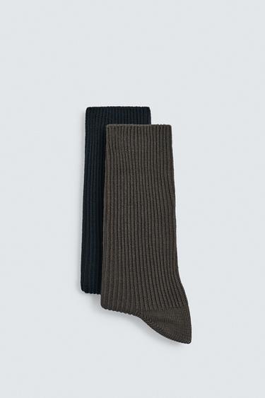 2-PACK OF RIBBED SOCKS - various by Zara