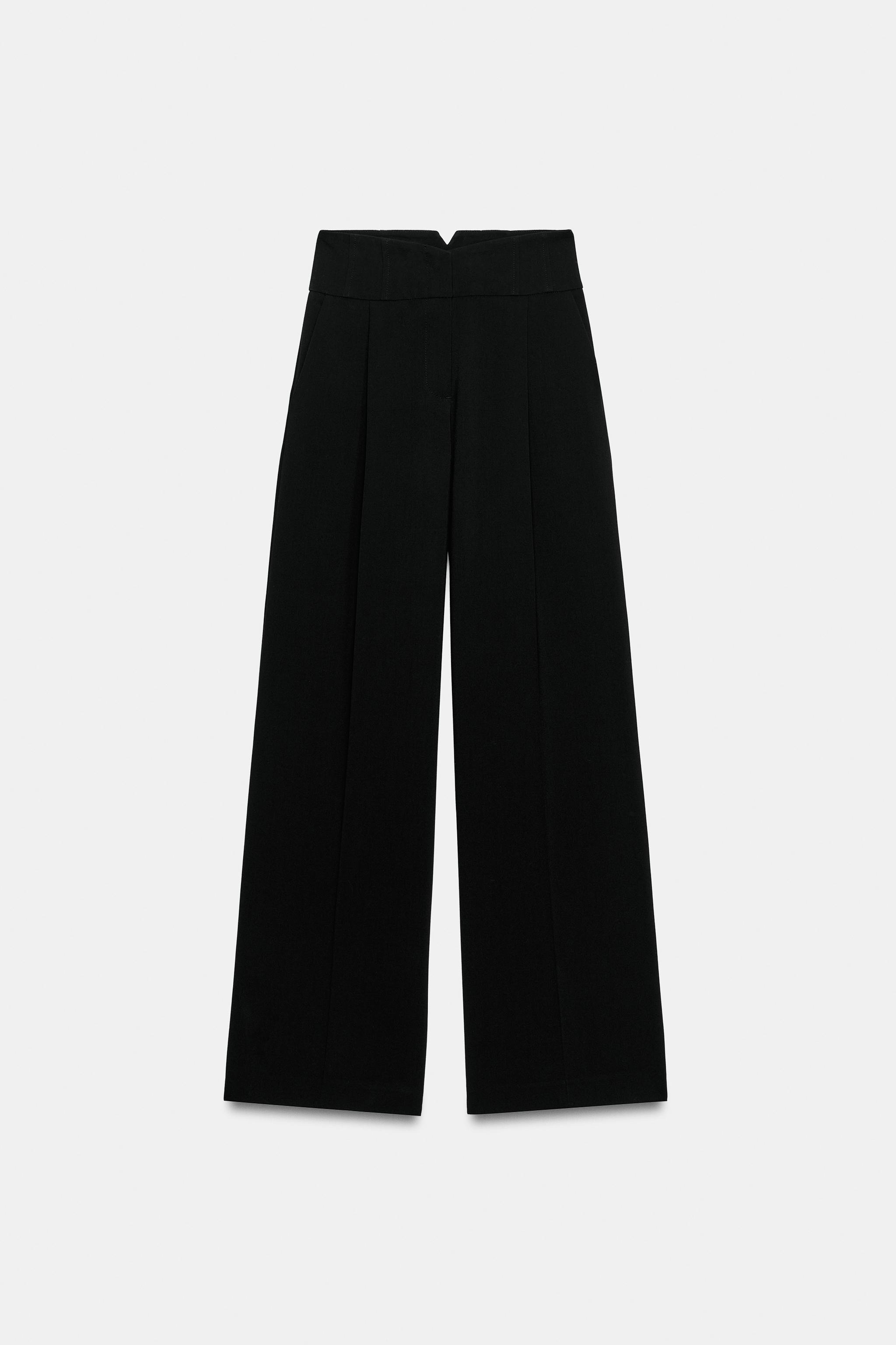 PANTALON DROIT TAILLE HAUTE