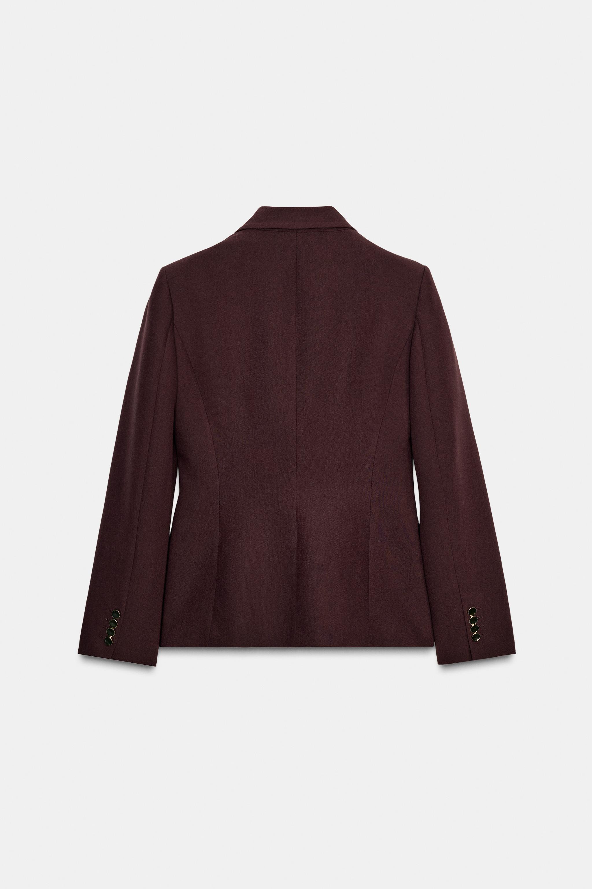 TAILORED BLAZER WITH SHOULDER PADS