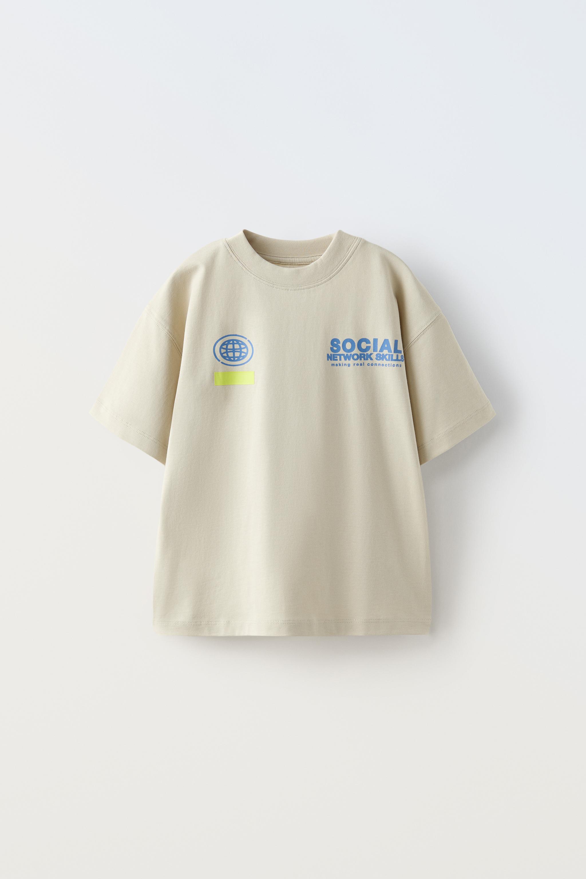 TEXT PRINT T SHIRT