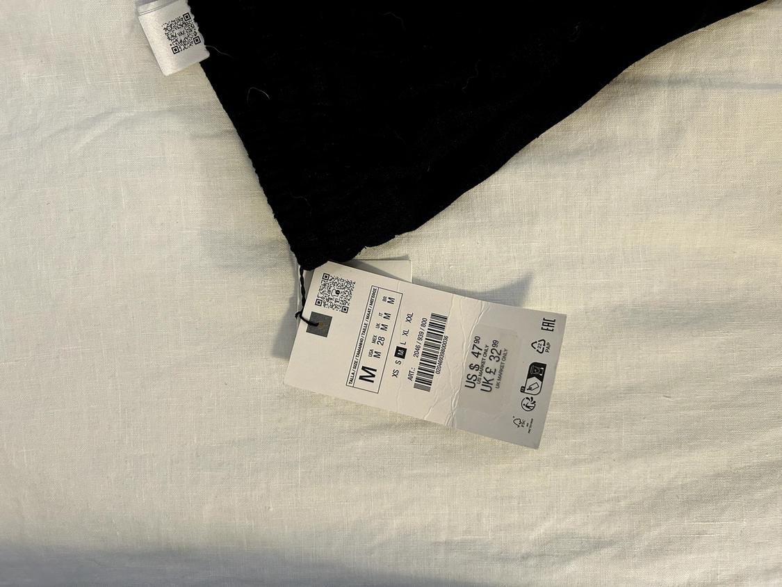 LINEN BLEND STRAIGHT TROUSERS - Image 3