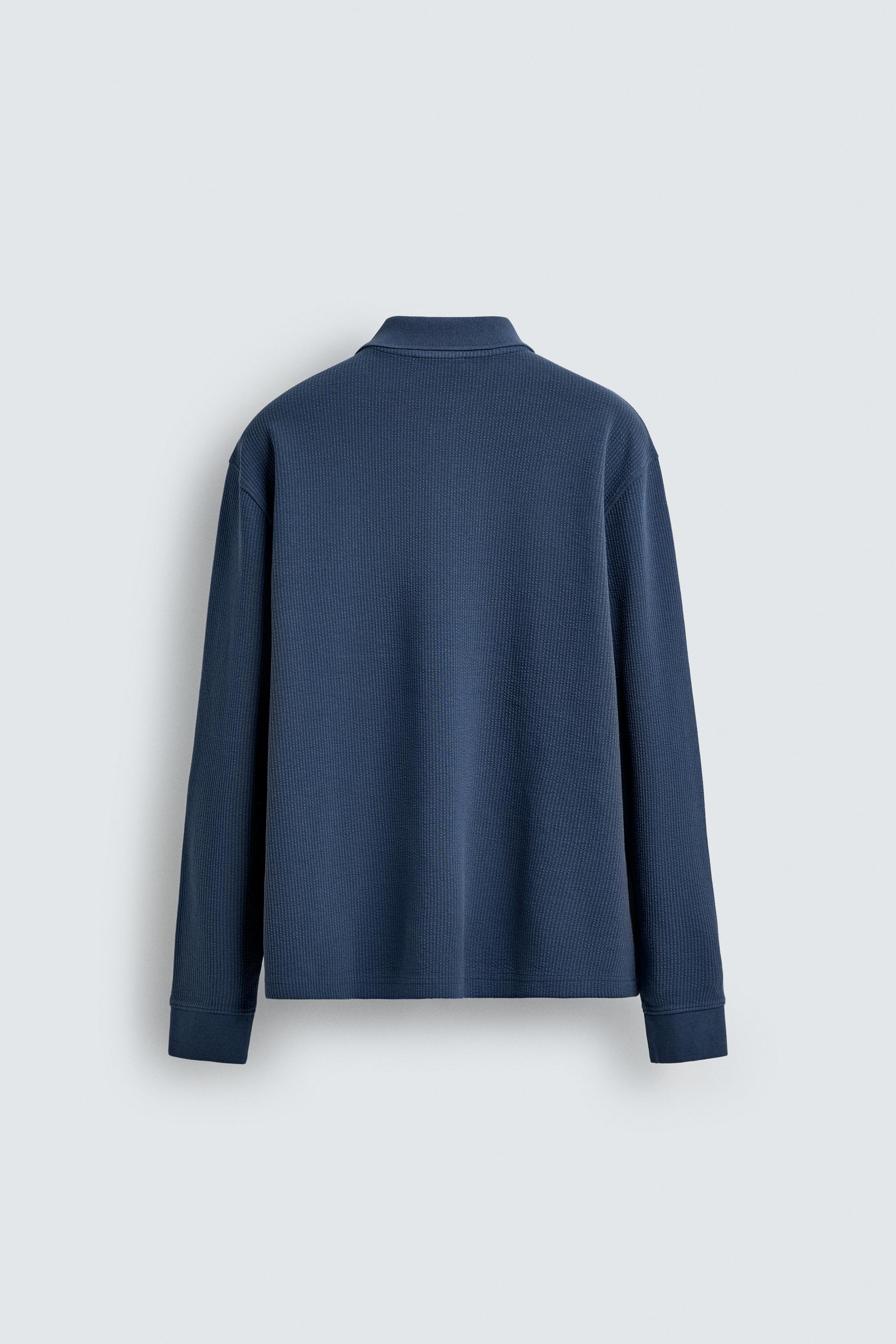 TEXTURED STRIPED POLO