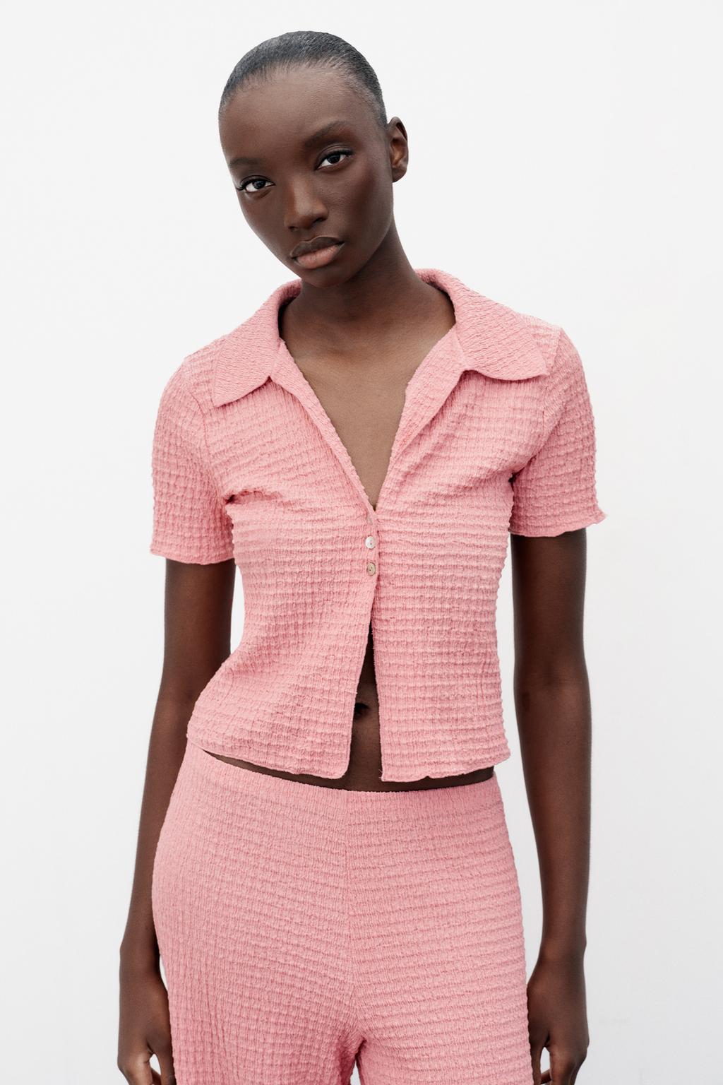 CROPPED TEXTURED JACKET