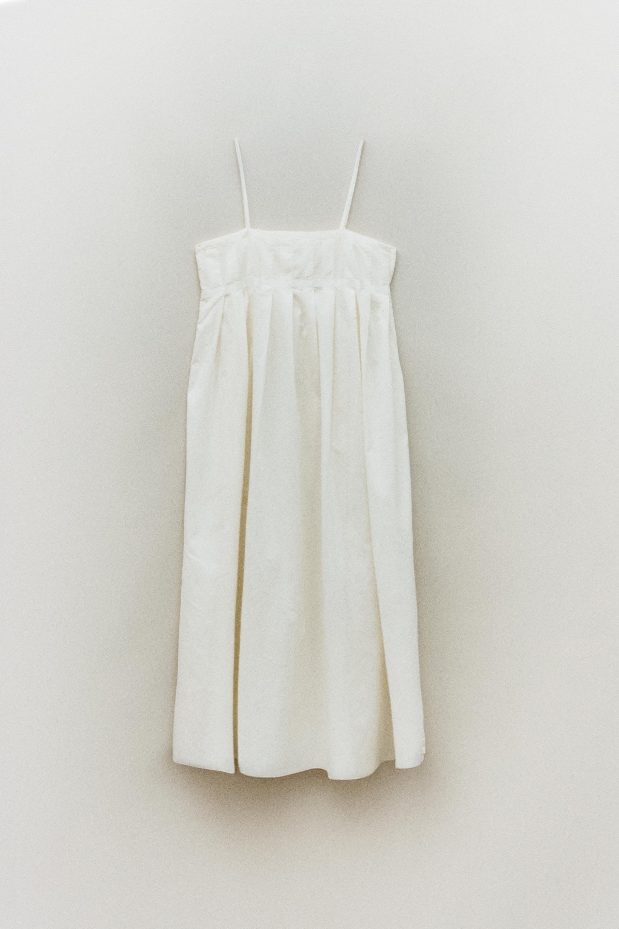 CHEMISE DE NUIT LONGUE PLISSÉE