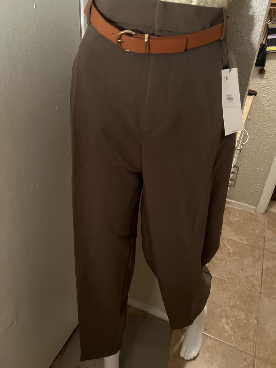 PANTALÓN CARROT CINTURÓN