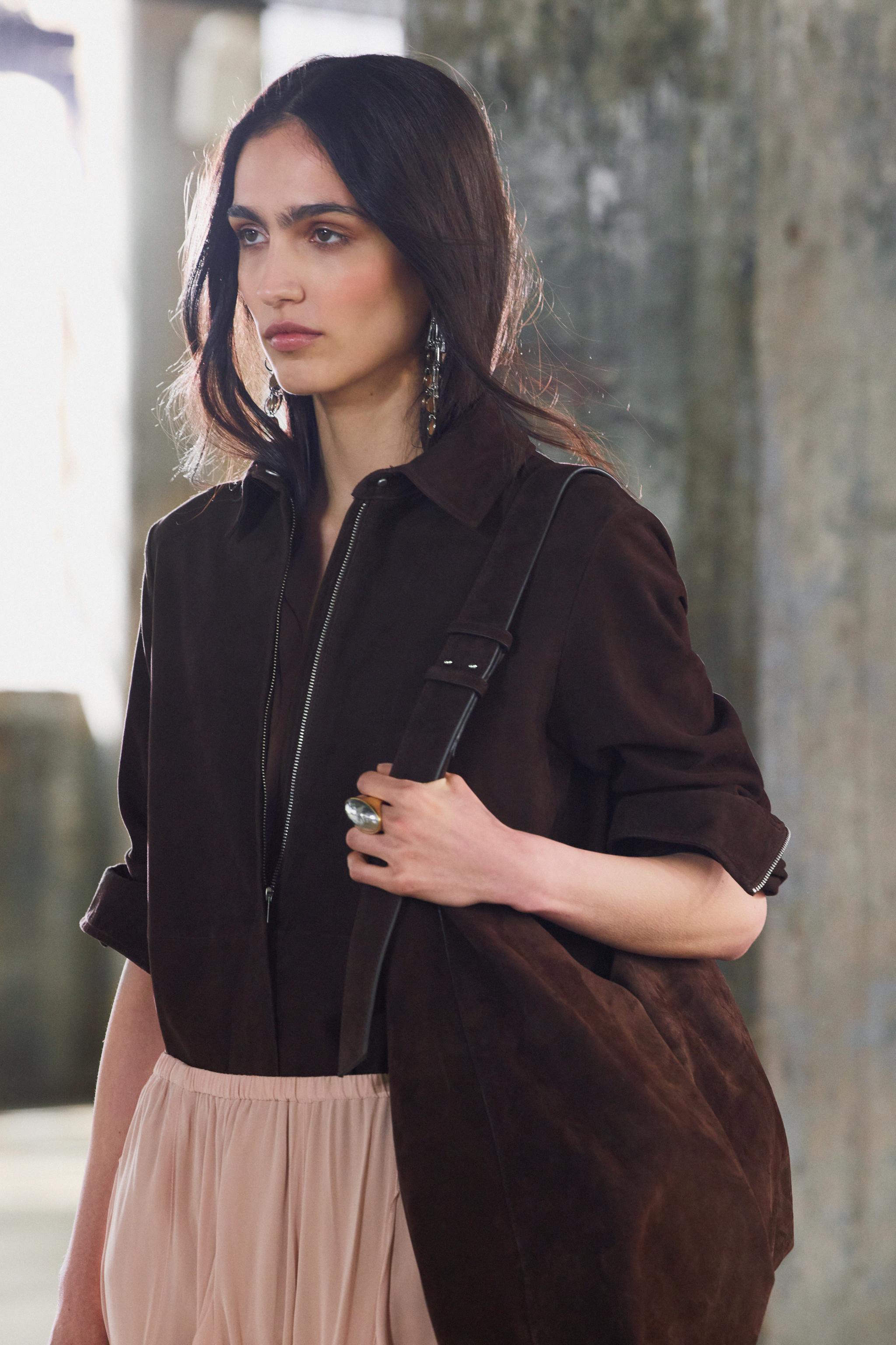 フリルスカート ZW COLLECTION - ペールピンク | ZARA Japan / 日本