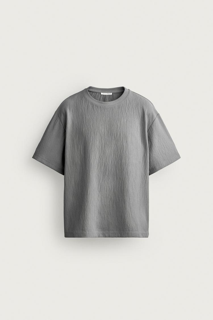 TEXTURED RELAXED FIT T-SHIRT