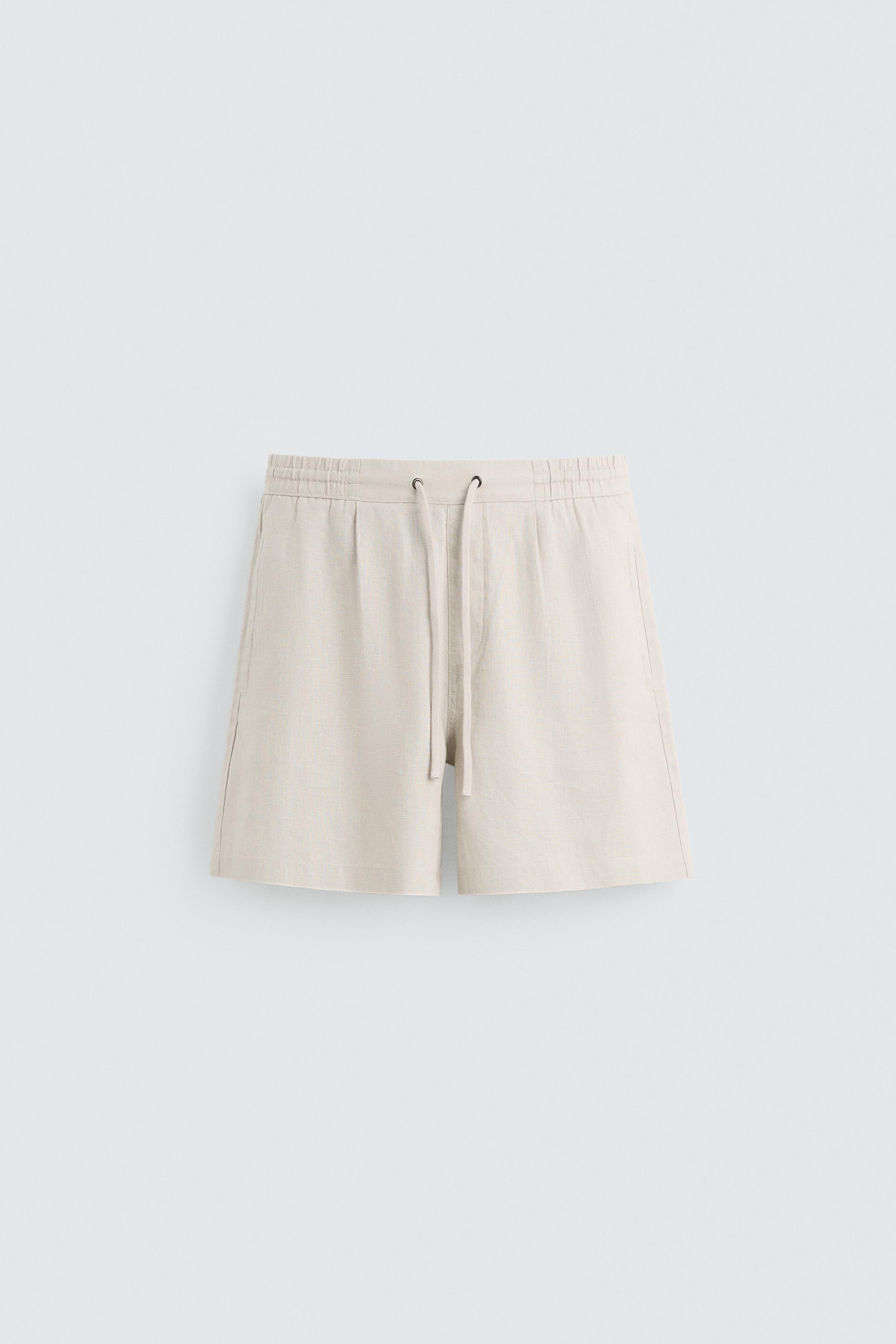 SHORT 100 % LIN