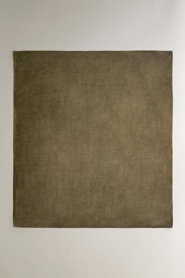 FLEECE THROW - Green by Zara