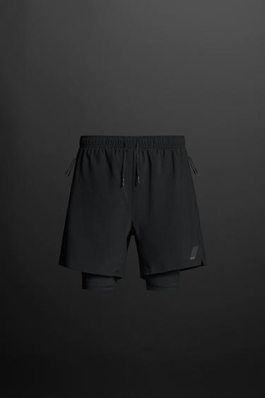 2-IN-1-TRAININGSSHORTS - Schwarz von Zara