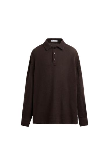 TEXTURED POLO SHIRT