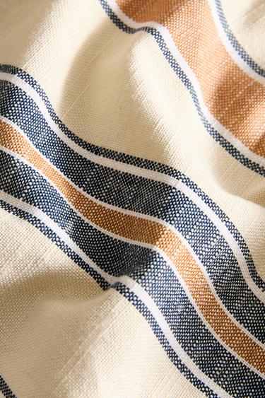 TABLECLOTH WITH DYED THREAD STRIPES - Blue by Zara - Image 3